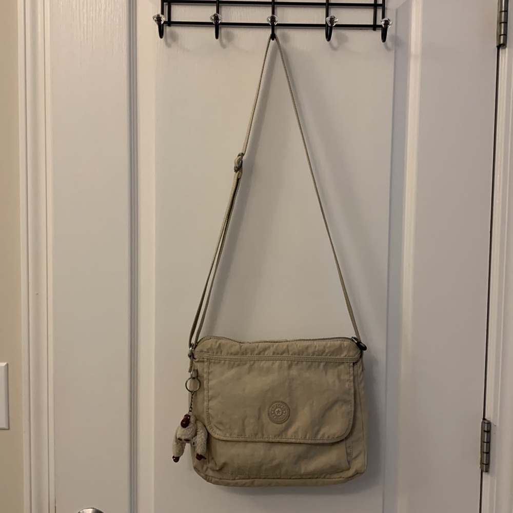Kipling Beige Rectangular Crossbody Bag - image 4